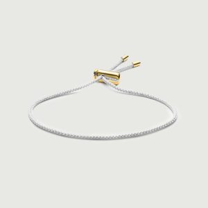 Cameron Cord Bracelet | White